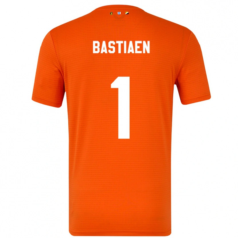 Danxen Kid Femke Bastiaen #1 Orange Black Goalkeeper Jersey 2025/26 T-Shirt