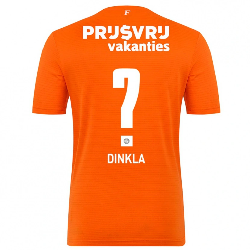 Danxen Kid Claire Dinkla #0 Orange Black Goalkeeper Jersey 2025/26 T-Shirt