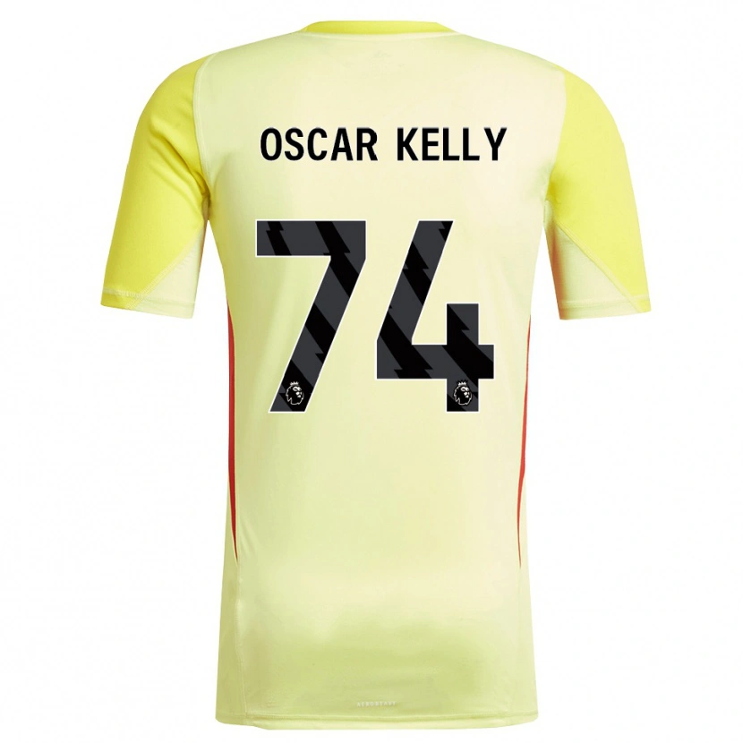 Danxen Kid Oscar Kelly #74 Yellow Red Goalkeeper Jersey 2025/26 T-Shirt