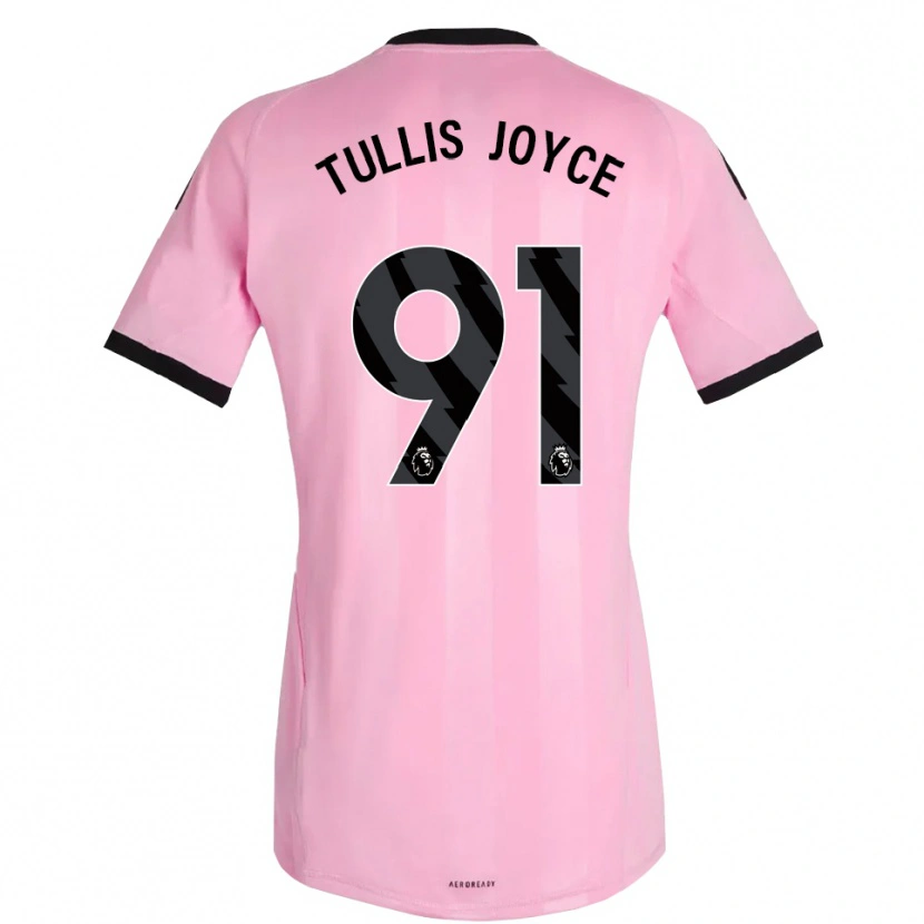 Danxen Kid Phallon Tullis-Joyce #91 Pink Black Goalkeeper Jersey 2025/26 T-Shirt
