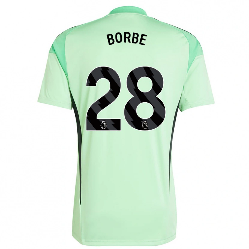 Danxen Kid Anneke Borbe #28 Light Green Black Goalkeeper Jersey 2025/26 T-Shirt