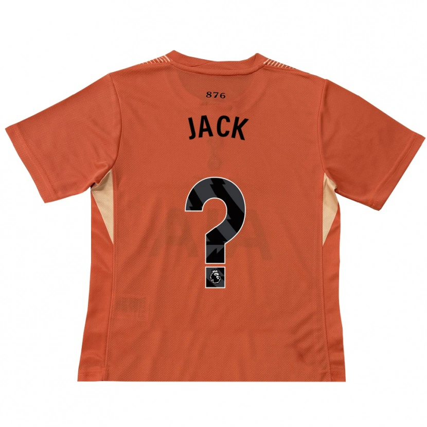 Danxen Kid Mikel Jack #0 Orange Black Goalkeeper Jersey 2025/26 T-Shirt