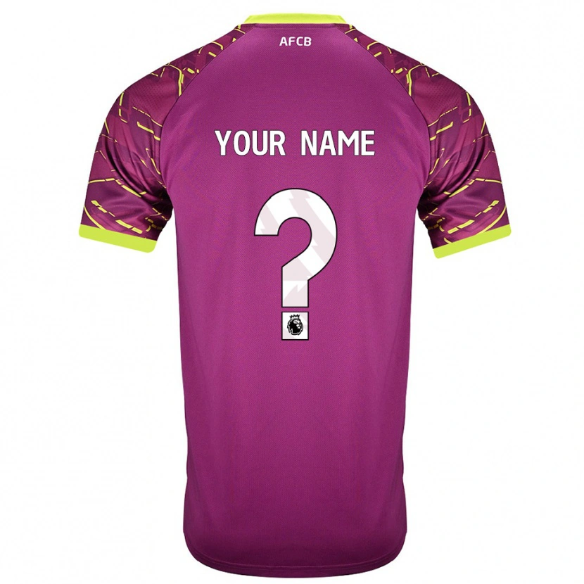 Danxen Kid AFC Bournemouth Dark Magenta Goalkeeper Jersey 2025/26 T-Shirt