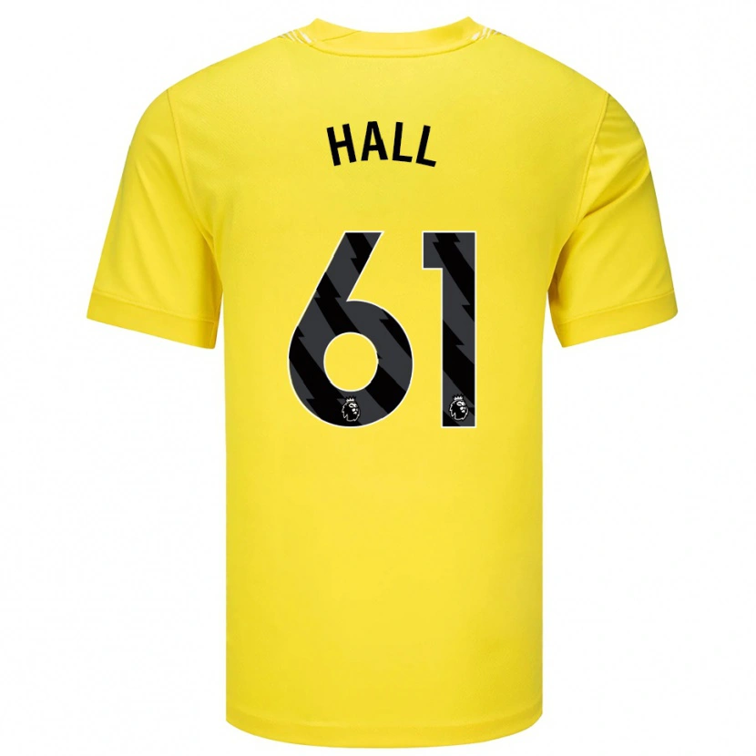 Danxen Kid Steven Hall #61 Yellow Black Goalkeeper Jersey 2025/26 T-Shirt