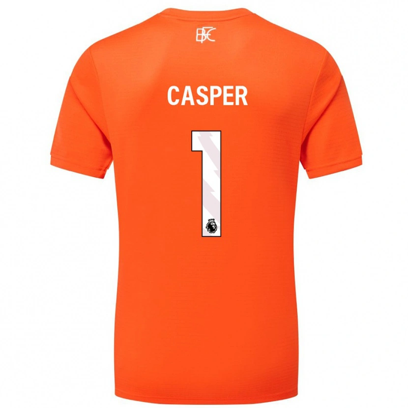 Danxen Kid Charlie Casper #1 Orange White Goalkeeper Jersey 2025/26 T-Shirt