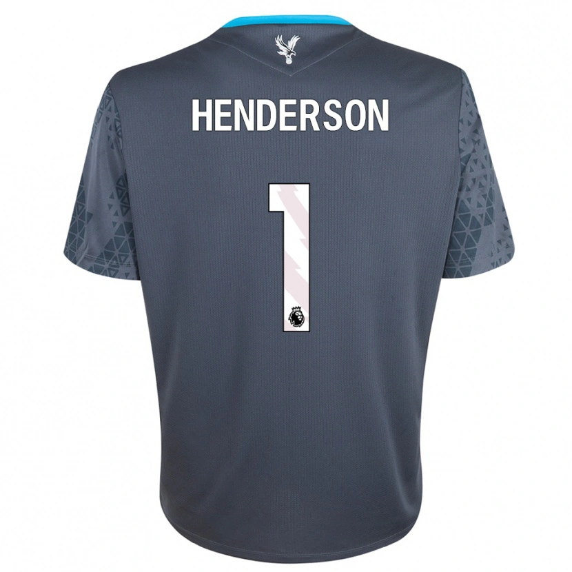 Danxen Kid Dean Henderson #1 Dark Gray White Goalkeeper Jersey 2025/26 T-Shirt