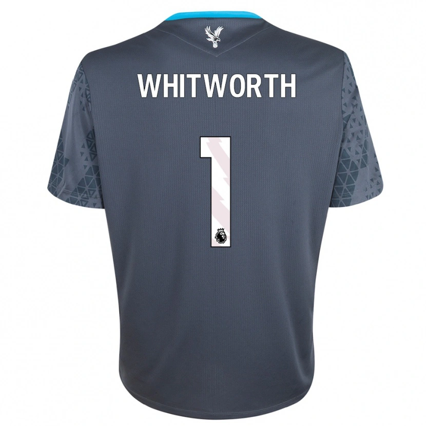 Danxen Kid Harry Whitworth #1 Dark Gray White Goalkeeper Jersey 2025/26 T-Shirt