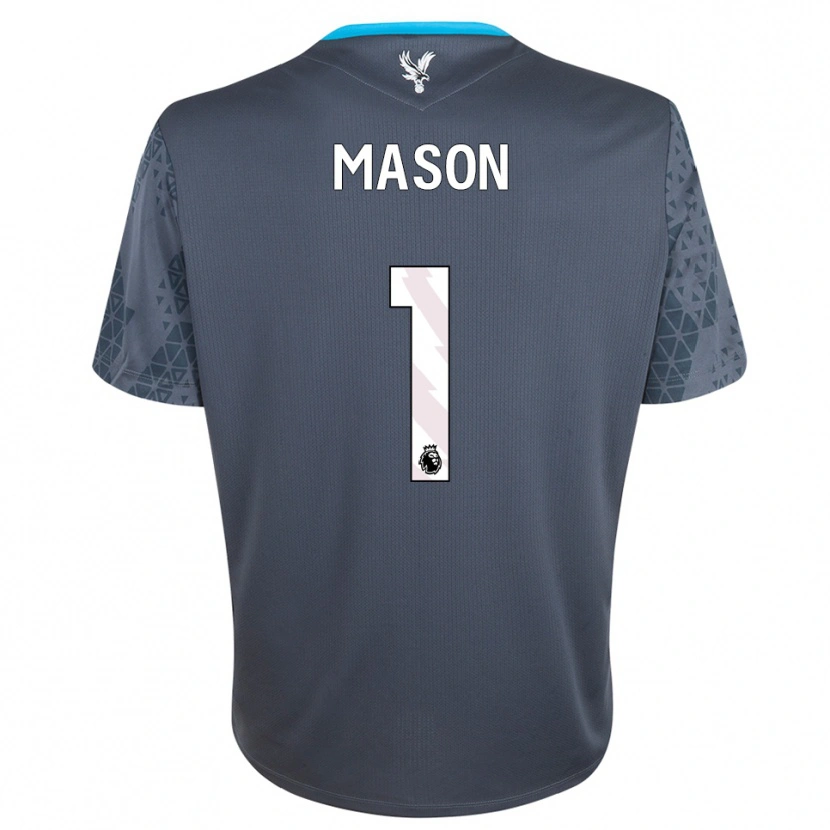 Danxen Kid Jack Mason #1 Dark Gray White Goalkeeper Jersey 2025/26 T-Shirt