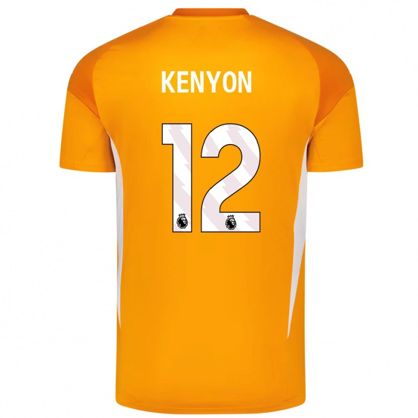 Danxen Kid George Kenyon #12 Orange White Goalkeeper Jersey 2025/26 T-Shirt