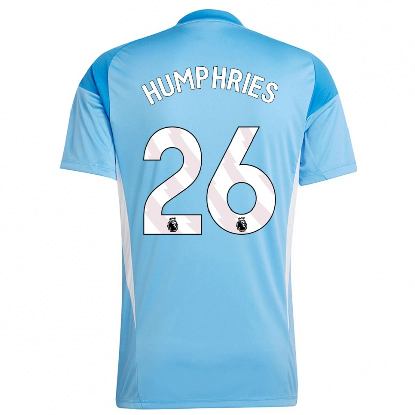 Danxen Kid Marni Humphries #26 Blue White Goalkeeper Jersey 2025/26 T-Shirt