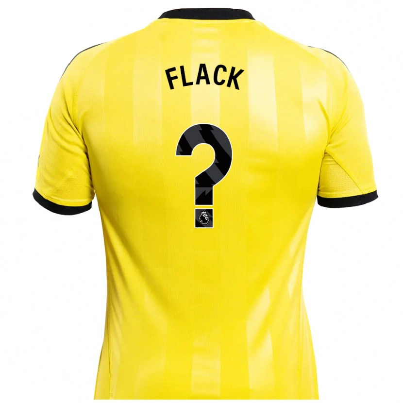 Danxen Kid Lucas Flack #0 Yellow Black Goalkeeper Jersey 2025/26 T-Shirt