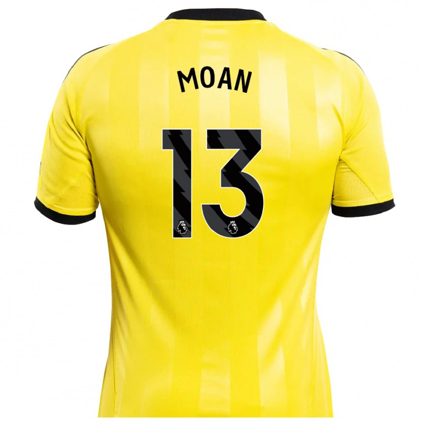 Danxen Kid Claudia Moan #13 Yellow Black Goalkeeper Jersey 2025/26 T-Shirt