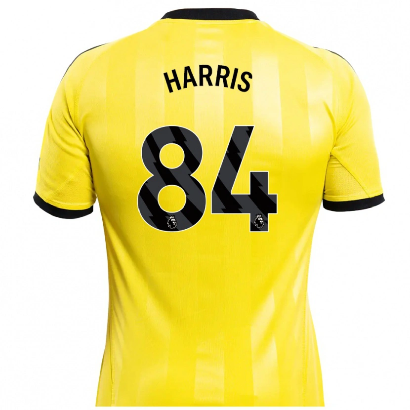 Danxen Kid Aidan Harris #84 Yellow Black Goalkeeper Jersey 2025/26 T-Shirt