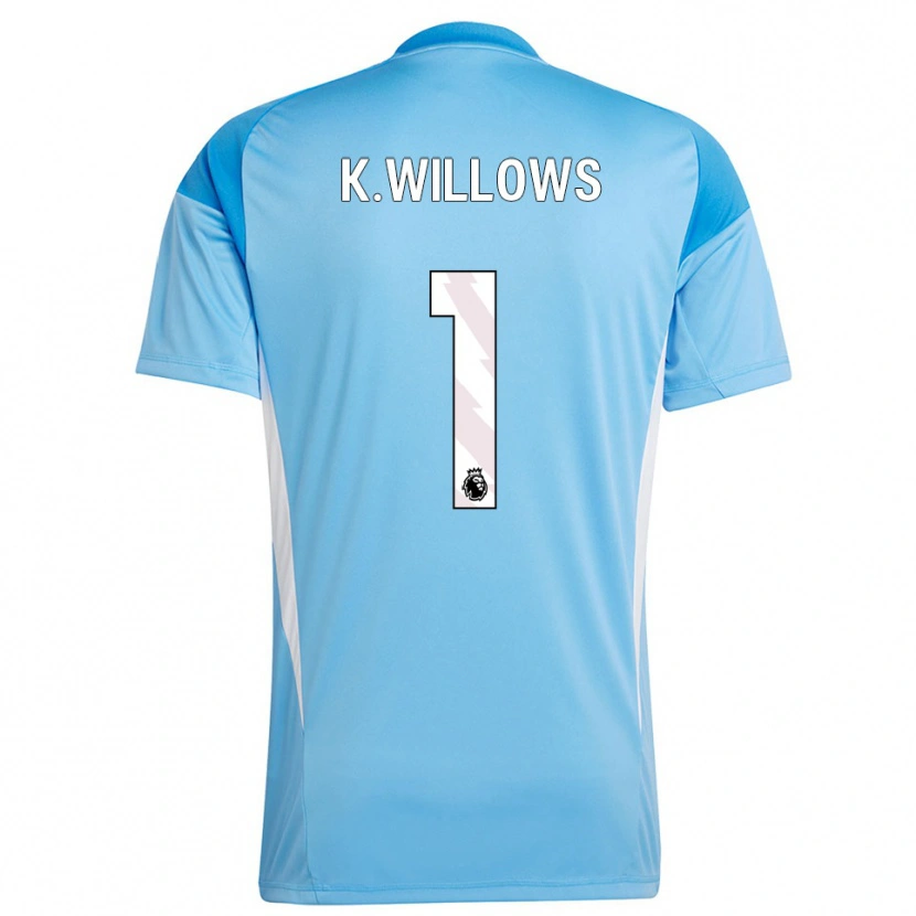 Danxen Kid Keehan Willows #1 Blue White Goalkeeper Jersey 2025/26 T-Shirt