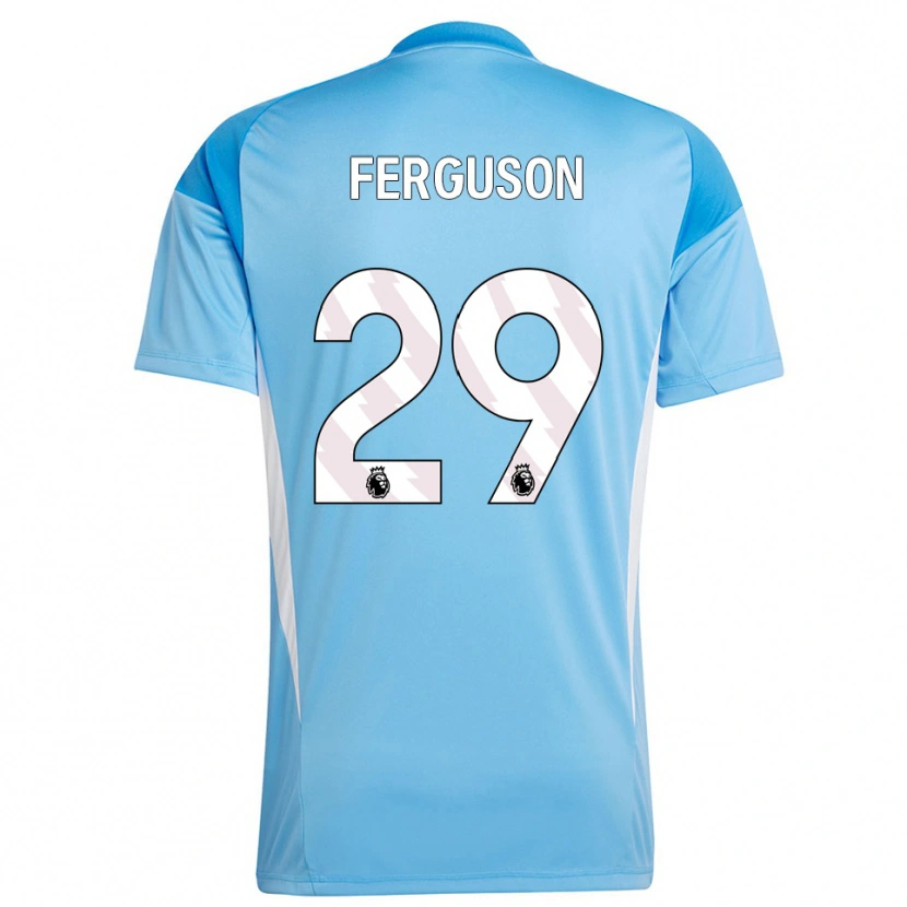 Danxen Kid Georgie Ferguson #29 Blue White Goalkeeper Jersey 2025/26 T-Shirt