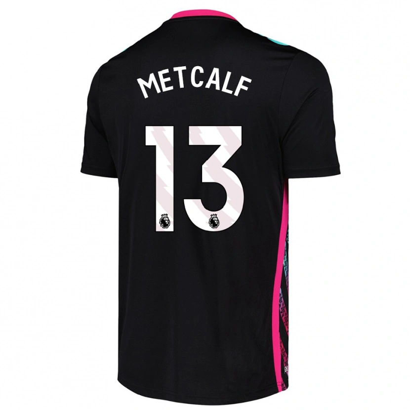 Danxen Kid Ben Metcalf #13 Black White Goalkeeper Jersey 2025/26 T-Shirt
