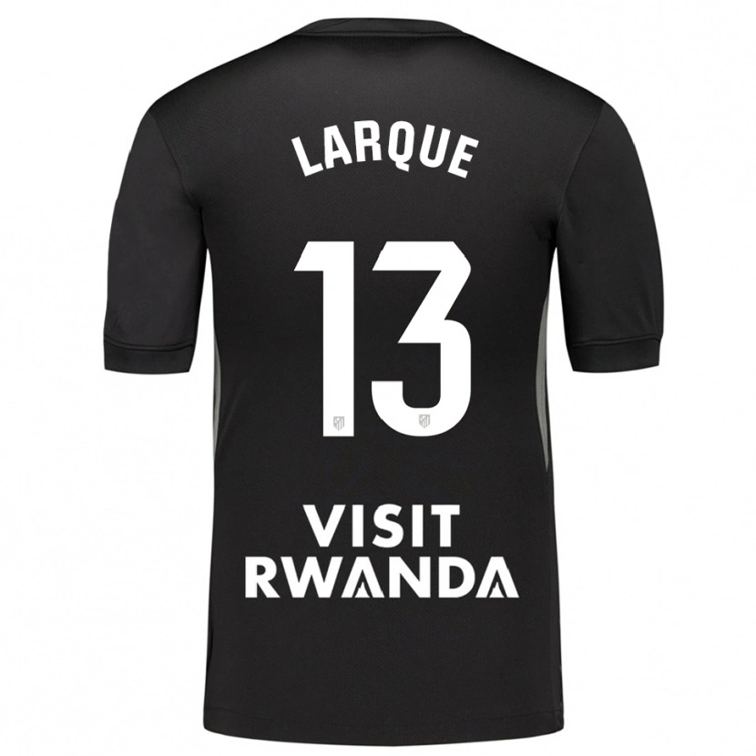 Danxen Kid Patricia Larqué #13 Black White Goalkeeper Jersey 2025/26 T-Shirt