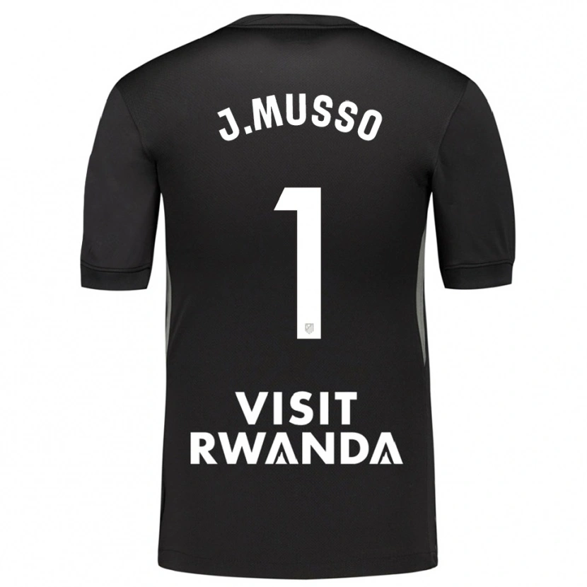Danxen Kid Juan Musso #1 Black White Goalkeeper Jersey 2025/26 T-Shirt