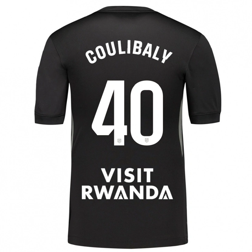 Danxen Kid Izan Coulibaly #40 Black White Goalkeeper Jersey 2025/26 T-Shirt