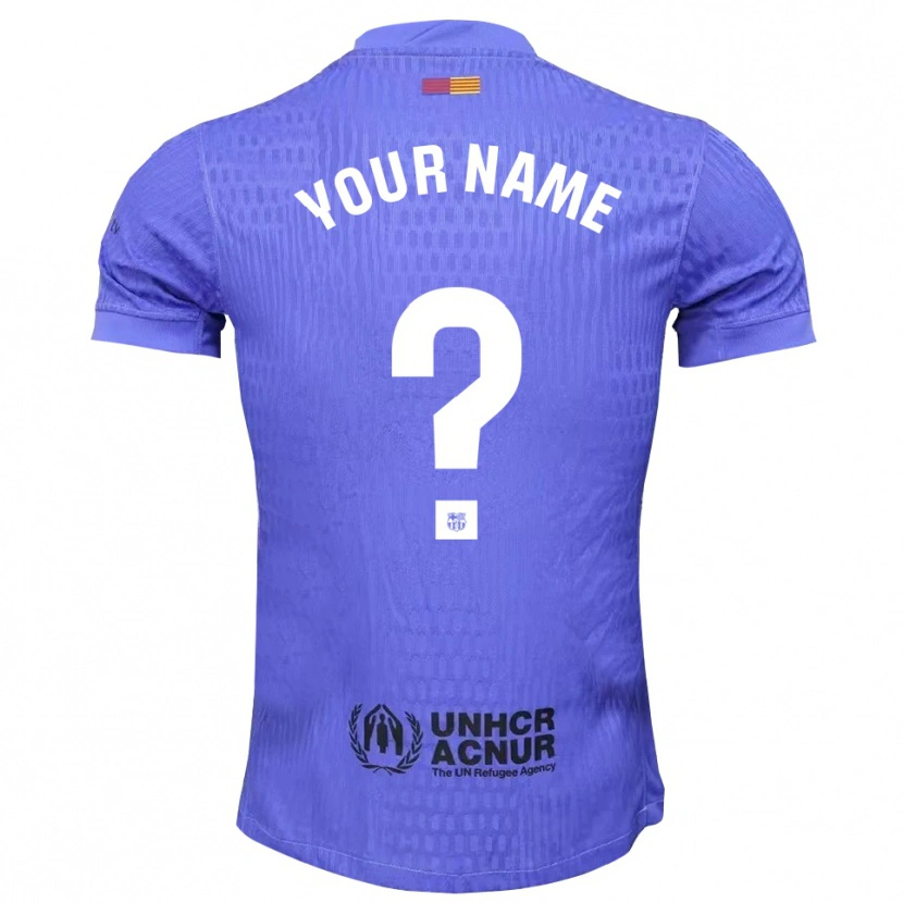 Danxen Kid Barcelona Blue Black Goalkeeper Jersey 2025/26 T-Shirt