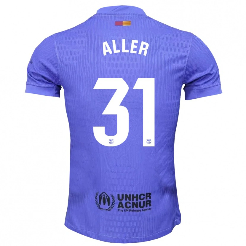 Danxen Kid Eder Aller #31 Blue Black Goalkeeper Jersey 2025/26 T-Shirt