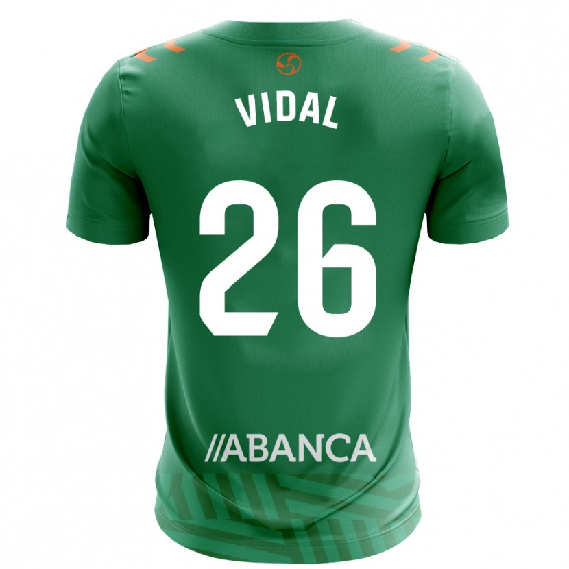 Danxen Kid Marc Vidal #26 Green White Goalkeeper Jersey 2025/26 T-Shirt