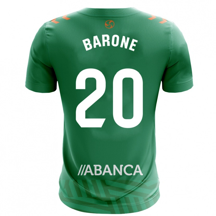 Danxen Kid Caio Barone #20 Green White Goalkeeper Jersey 2025/26 T-Shirt