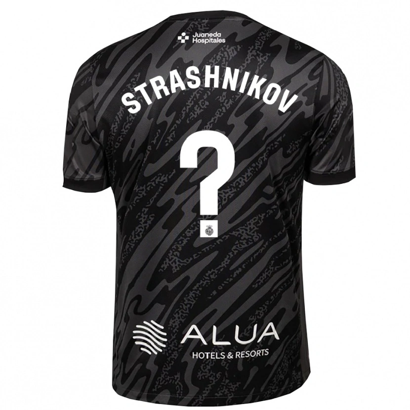 Danxen Kid Nikolay Strashnikov #0 Dark Gray Black Goalkeeper Jersey 2025/26 T-Shirt