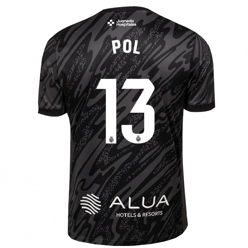 Danxen Kid Joan Pol #13 Dark Gray Black Goalkeeper Jersey 2025/26 T-Shirt