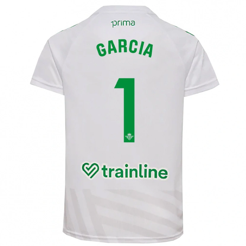 Danxen Kid Germán García #1 White Green Goalkeeper Jersey 2025/26 T-Shirt