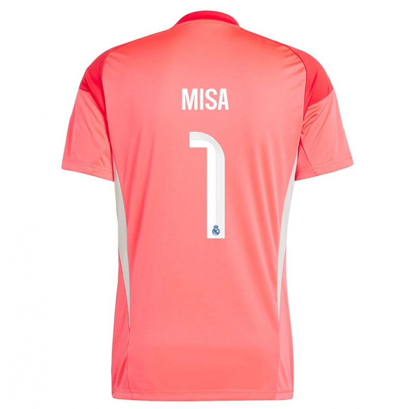 Danxen Kid Misa Rodríguez #1 Orange Red White Goalkeeper Jersey 2025/26 T-Shirt