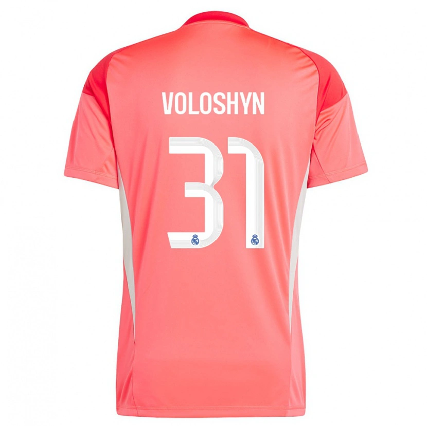 Danxen Kid Ilya Voloshyn #31 Orange Red White Goalkeeper Jersey 2025/26 T-Shirt