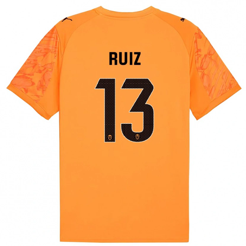 Danxen Kid Nil Ruiz #13 Orange Black Goalkeeper Jersey 2025/26 T-Shirt