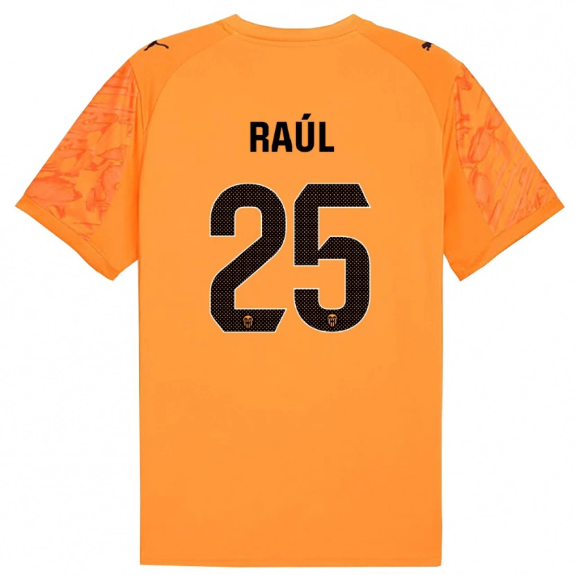 Danxen Kid Raúl Jiménez #25 Orange Black Goalkeeper Jersey 2025/26 T-Shirt