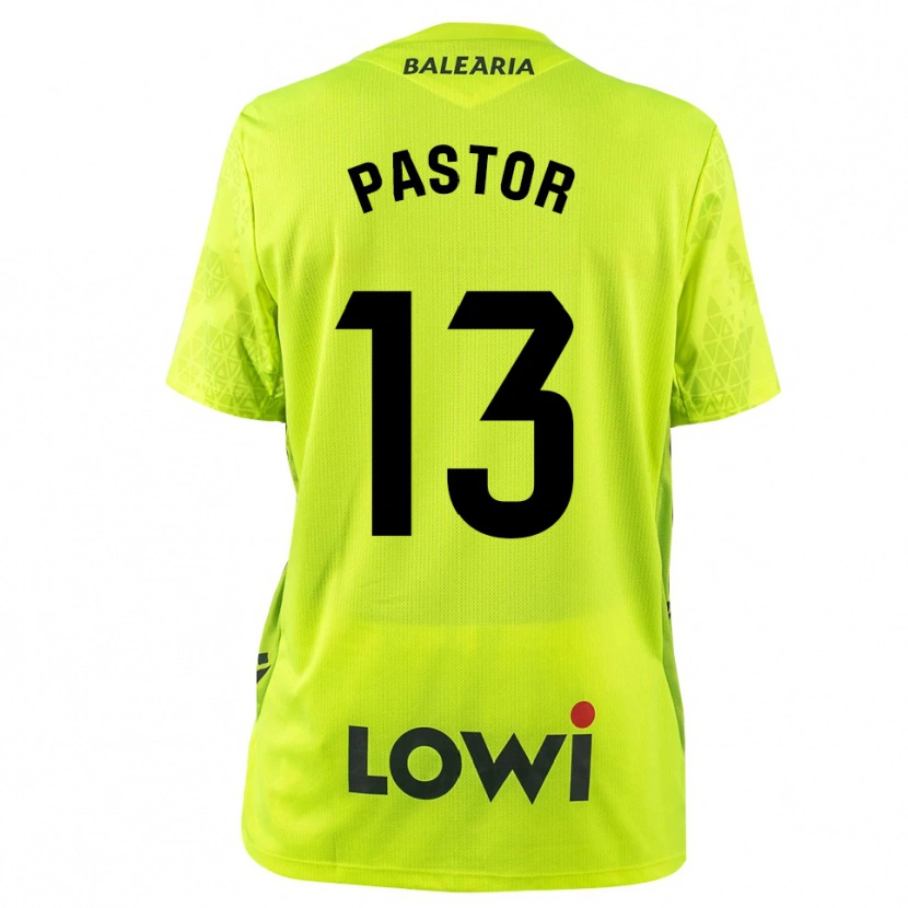 Danxen Kid Alfonso Pastor #13 Fluorescent Green Black Goalkeeper Jersey 2025/26 T-Shirt
