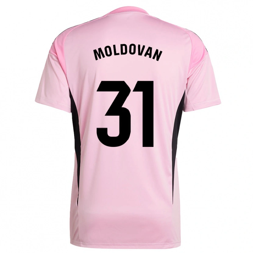 Danxen Kid Horațiu Moldovan #31 Pink Black Goalkeeper Jersey 2025/26 T-Shirt