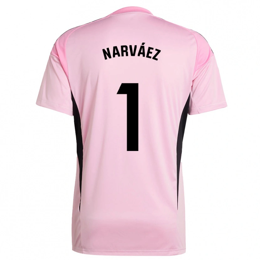 Danxen Kid Miguel Narváez #1 Pink Black Goalkeeper Jersey 2025/26 T-Shirt