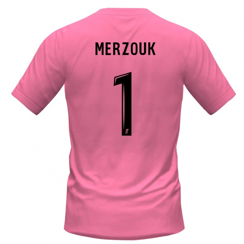 Danxen Kid Samy Merzouk #1 Pink Black Goalkeeper Jersey 2025/26 T-Shirt