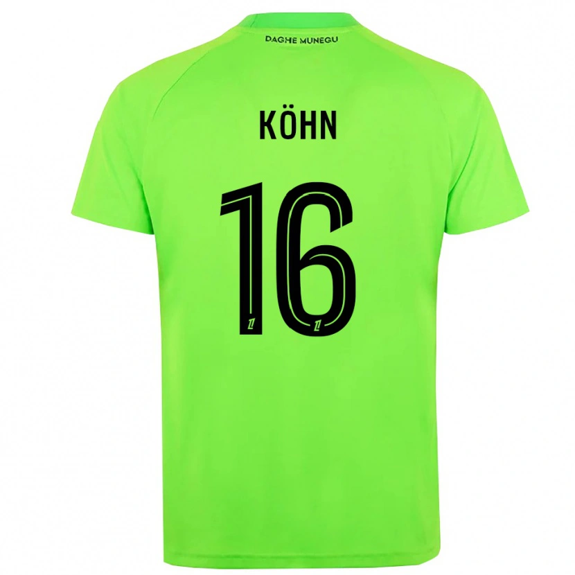 Danxen Kid Philipp Köhn #16 Green Black Goalkeeper Jersey 2025/26 T-Shirt