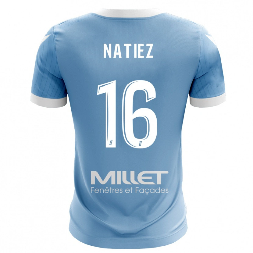Danxen Kid Stanislas Natiez #16 Light Sky Blue Goalkeeper Jersey 2025/26 T-Shirt