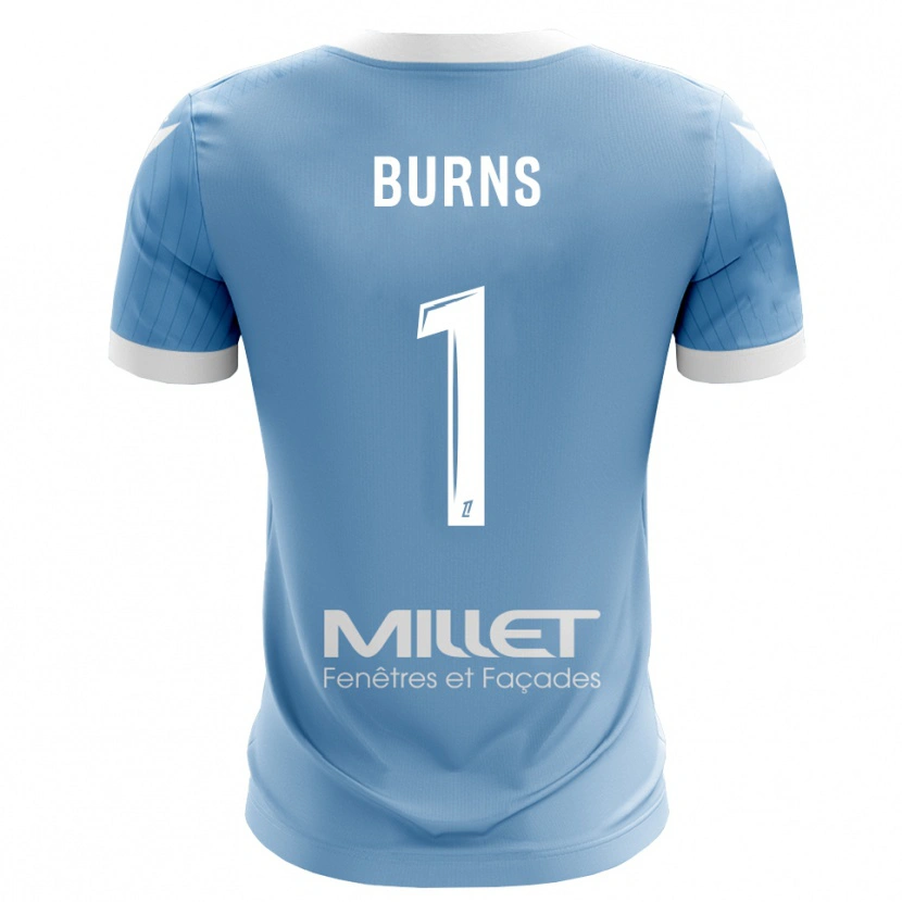 Danxen Kid Emily Burns #1 Light Sky Blue Goalkeeper Jersey 2025/26 T-Shirt