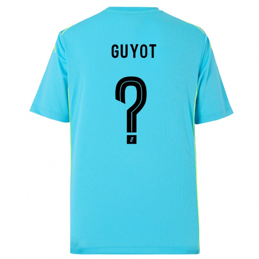 Danxen Kid Loucas Guyot #0 Sky Blue Black Goalkeeper Jersey 2025/26 T-Shirt