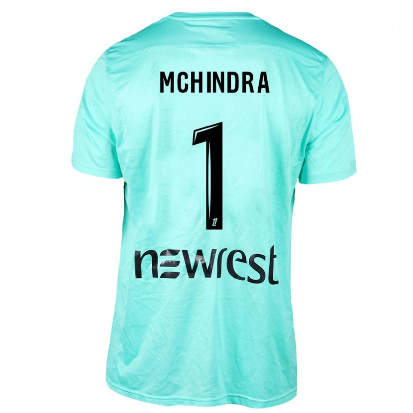 Danxen Kid Naime Said Mchindra #1 Aqua Black Goalkeeper Jersey 2025/26 T-Shirt