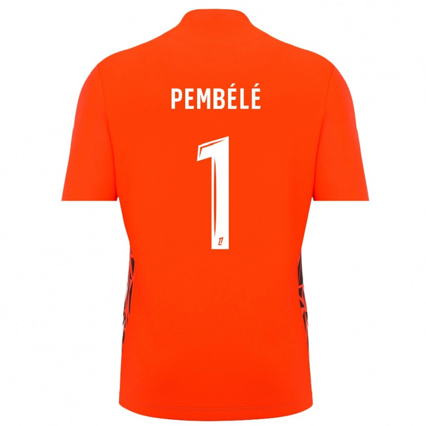 Danxen Kid Willange Pembélé #1 Orange White Goalkeeper Jersey 2025/26 T-Shirt