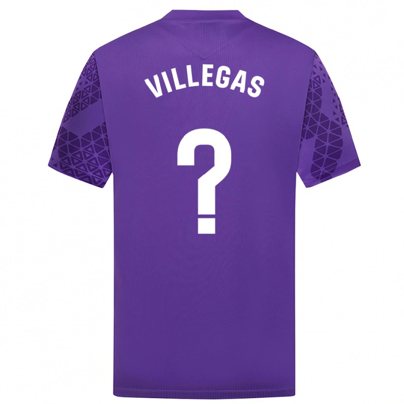 Danxen Kid Sergio Villegas #0 Purple White Goalkeeper Jersey 2025/26 T-Shirt