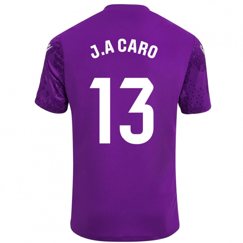 Danxen Kid José Antonio Caro #13 Dark Purple White Goalkeeper Jersey 2025/26 T-Shirt