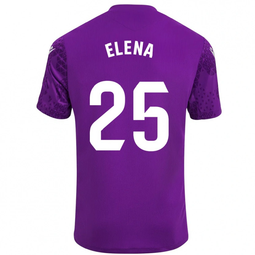 Danxen Kid Elena Gómez Labrador #25 Dark Purple White Goalkeeper Jersey 2025/26 T-Shirt