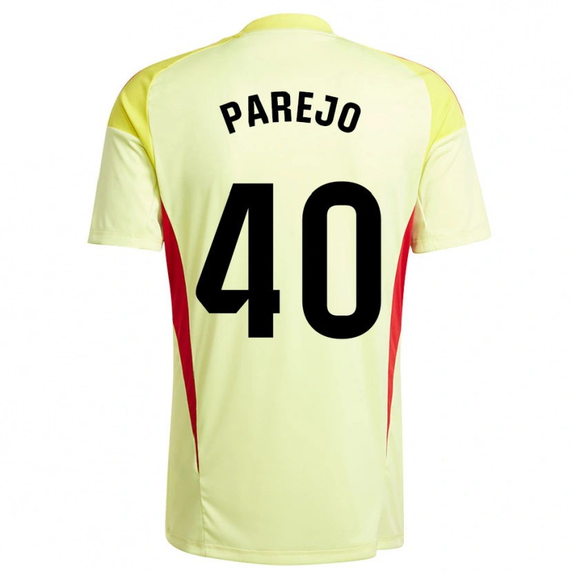 Danxen Kid Jesús Parejo #40 Light Yellow Black Goalkeeper Jersey 2025/26 T-Shirt