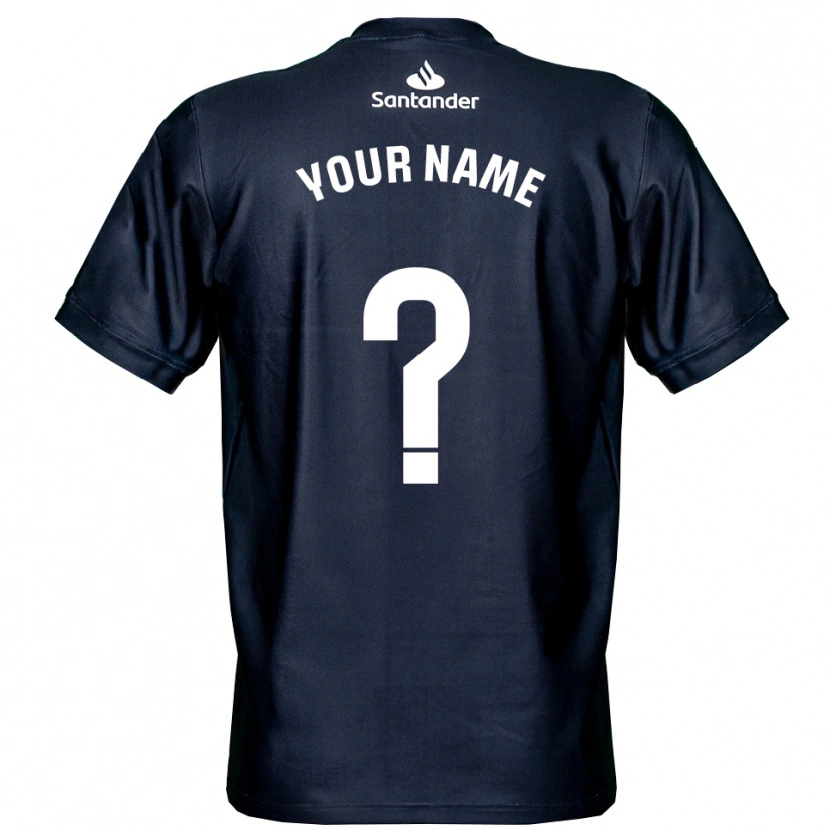 Danxen Kid Racing de Santander Midnight Blue White Goalkeeper Jersey 2025/26 T-Shirt