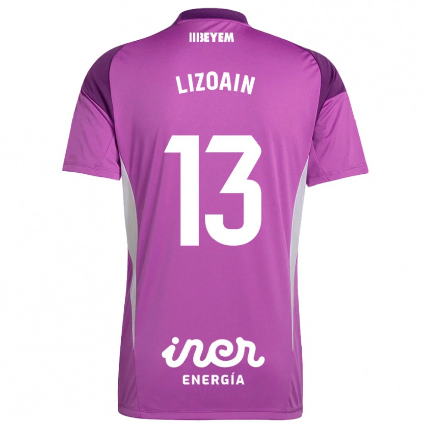 Danxen Kid Raúl Lizoain #13 Lilac Purple Goalkeeper Jersey 2025/26 T-Shirt